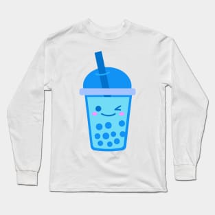 Happy boba Long Sleeve T-Shirt